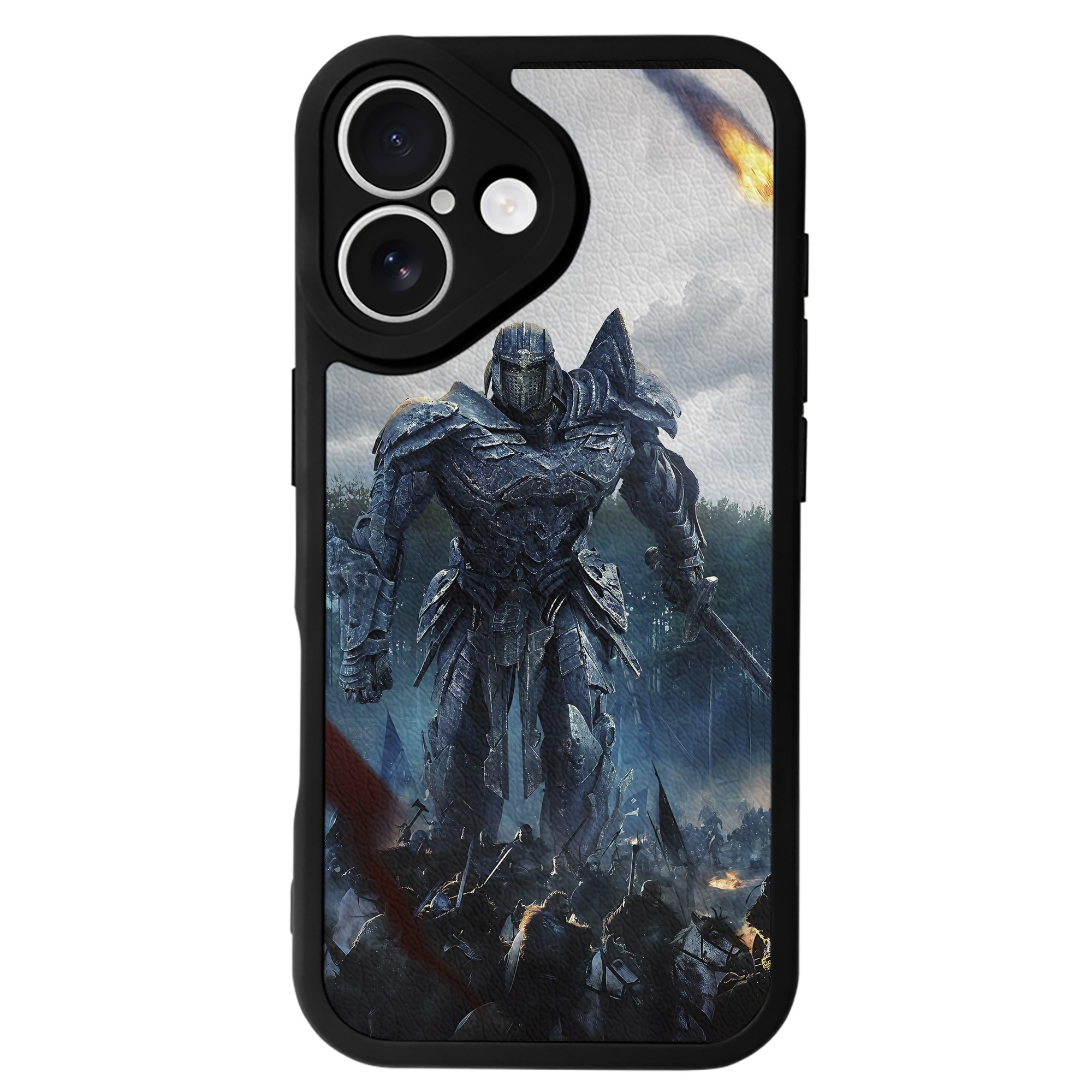 （画像用） Transformers トランスフォーマー 【iPhone 16シリーズ対応】シリコンスマホケース（レザー調） 材質：シリコン